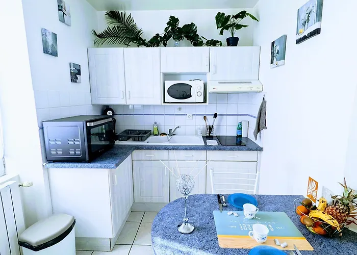 Apartment Le Diamant Bleu Proche Gare Et Thermes, Parking